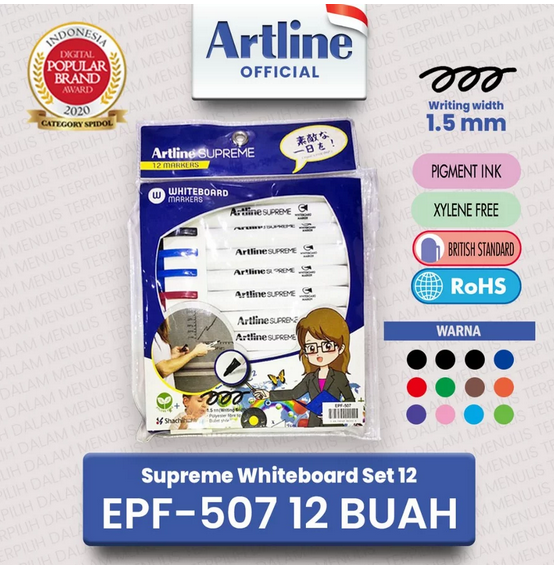 ARTLINE AMM-507 DEAL SET SUPREME WHITEBOARD MARKER