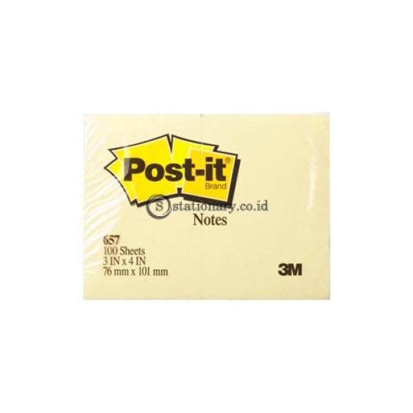 3M 657 YELLOW NOTES 3X4"